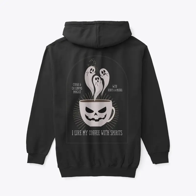 I Like My Coffee With Spirits Zip Hoodie