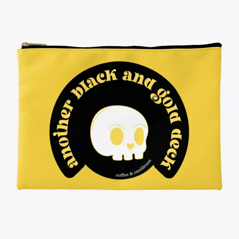 Black and Gold Deck Pouch